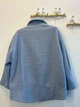 Женское демисезонное полупальто oversize со съемным жилетом ALBERTO BINI MKALB201-90/3-4-10 - 40/42, Блакитний - изображение 5
