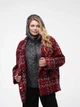 Жіноче демісезонне півпальто oversize зі знімним жилетом ALBERTO BINI MKALB201-90 - 40/42, Червоний - зображення 8