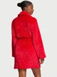 Теплий плюшевий халатик Victoria’s Secret Cozy Plush Robe XS/S Червоний - зображення 2