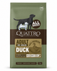 Беззерновой сухой корм Quattro Adult All Breed Duck суперпремиум для взрослых собак всех пород с уткой 12 кг - изображение 1
