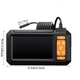 Промышленный эндоскоп P410 1080P HD 2 м с LCD-дисплеем, LED-подсветкой и защитой IP67 – инспекционная камера для авто, труб и труднодоступных мест. - изображение 4