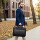 Сумка мужская 14398 для ноутбука 17 дюймов Vintage черная - изображение 2