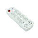 Мережевий фільтр живлення PowerPlant 10 м, 10 розеток, USB, явро, 100% модь (YS-N6065/10) (EX610563) - зображення 1
