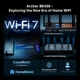 Беспроводной маршрутизатор TP-Link Archer BE400 Wi-Fi 7 BE6500 2.4/5 GHz 1x2.5 GbE 3xGbE USB 3.0 6 антенн Black - изображение 6
