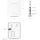Точка доступа TP-Link Omada EAP610GP-Desktop Wi-Fi 6 AX1800 2.4/5 GHz 3xGbE 1xGPON 1xFXS 1xPoE 4 антенны White - изображение 8