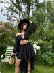 Жіночий костюм із прошви KATE (ліф-топ+асиметрична спідниця) Milirud 42 Антрацит (665-2-ONESIZE) - зображення 4