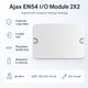 Адресный модуль расширения Ajax EN54 I/O 2хCR123A Module (2X2) White - изображение 1