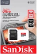 MicroSDXC SanDisk 64 GB microSDXC UHS-I U1 A1 Class 10 Ultra (SDSQUAB-064G-GN6IA) - изображение 2