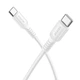 Кабель BOROFONE BX116 Certain 60W charging data cable C to C White - изображение 1