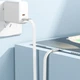 Кабель ACEFAST C24-01, USB to iP, 30W, 1.2m, Braided wire, Zinc alloy + TPE connectors, White - изображение 7