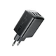 Мережевий зарядний пристрій ACEFAST A108 PD67W GaN (2*USB-C+USB-A) charger Black - изображение 4