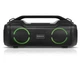 Колонка портативна 2.0 REAL-EL X-747 Black, 2 x 25 Вт, пластиковий корпус, Bluetooth, MicroSD / USB, IPX5, живлення від акумулятора, 2x3600мА * год, керування зверху - изображение 1