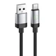 Дата кабель Hoco X117 Star USB для Type-C 3A (1m) Black - зображення 1
