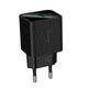 Сетевое зарядное устройство HOCO CS84A Excellent 30W (1USB + 1Type-C) с цифровым дисплеем Black - изображение 5