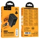 МЗП Hoco N75 Grande 65W QC+PD (1USB-A/2C) + кабель Type-C to Type-C Black - зображення 6