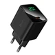 Сетевое зарядное устройство HOCO CS82A Excellent 20W (1Type-C) с цифровым дисплеем Black - изображение 1