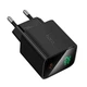 Сетевое зарядное устройство HOCO CS82A Excellent 20W (1Type-C) с цифровым дисплеем Black - изображение 4