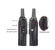 Двухдиапазонная рация Baofeng BF UV82 VHF UHF 8 Вт до 10 км с зарядной станцией черная - изображение 6