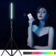 Світлодіодна акумуляторна лампа жезл H1 RGB LED Light Stickc зі штативом 2м. - зображення 7