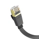 Кабель сетевой патч-корд HOCO US07 Cat.6 Gigabit Ethernet LAN RJ45 Плоский 10м Black (HOCO-US07) - изображение 3
