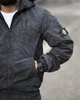 Спортивный мужской костюм Stone Island из вареной плащевки Crash, сетчатая подкладка, анатомический крой, карманы на молнии L - изображение 3