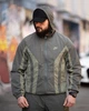 Легкий спортивный костюм Retro Style из плащевки Crash, сетчатая подкладка, дышащий, быстросохнущий, Casual Olive M - изображение 6