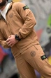 Спортивный костюм Stone Island из плащевки Crash, сетчатая подкладка, легкий, дышащий, анатомический крой, куртка на молнии Coyote XL - изображение 3