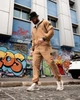 Спортивный костюм Stone Island из плащевки Crash, сетчатая подкладка, легкий, дышащий, анатомический крой, куртка на молнии Coyote L - изображение 9