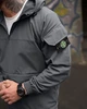 Спортивный костюм-анорак Stone Island из ткани Micro Rip-Stop, анатомический крой, Urban Style Gray XXL - изображение 5