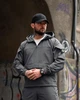 Спортивный костюм-анорак Stone Island из ткани Micro Rip-Stop, анатомический крой, Urban Style Gray XL - изображение 7
