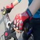 Перчатки велосипедные Sporty беспалые спортивные Wolf Red - изображение 6