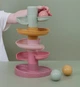 Spiralna wieża z kuleczkami Little Dutch kulodrom Różowa (LD2007439) (8712051094366) - obraz 6