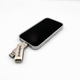Портативний SSD Wibrand Wolf 1TB USB 3.2 Gen.2 Type-C/Type-A Read/Write 1000 MB/s Silver (KST-WIEXSSD\/WO1TB) - изображение 5