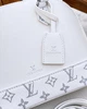 Элегантная женская кожаная сумка Louis Vuitton белая (96738) - изображение 2