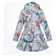 Пальто демисезонное HUPPA LEANDRA 18030004-91220 белый с принтом 134 см (4741468750484) - изображение 2