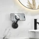 Магнитный автодержатель для телефона BOROFONE BH140 Gloria Vacuum Suction Cup Magnetic Ring Holder Black Metal Gray (Универсальный - изображение 4