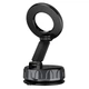 Магнитный автодержатель для телефона BOROFONE BH140 Gloria Vacuum Suction Cup Magnetic Ring Holder Black Metal Gray (Универсальный - изображение 8