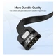 Кабель UGREEN US217 SATA 3 Data Cable 6 Гбит/с 0.5м Black (UGR-30796) шлейф SATA III для SSD и HDD - изображение 2