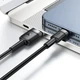 Кабель USB to Type-C ACEFAST C22-04 3A 1.2m Nylon Braid Black (Быстрый кабель для зарядки телефона, планшета, павербанка) - изображение 4