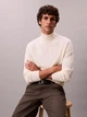 Гольф-водолазка мужская Calvin Klein 4LE309G(Antique White) XL Светло-кремовая (196669613665) - изображение 4