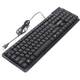 Клавиатура Maxxter KBM-U01-UA USB Black (KBM-U01-UA) - изображение 2