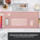 Коврик для мышки Logitech Desk Mat Studio Series Darker Rose (956-000053) - зображення 2