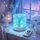Ночник умный светильник Морская Волна RGB 16 цветов свечения с пультом настольный лед светильники с проекцией водяных волн настольный декоративный ночник - изображение 2
