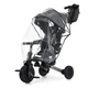 Триколісний велосипед з батьківською ручкою El Camino TRIGO ME 1226 Magnet Gray - изображение 2