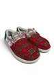 Мокасини Hey Dude Wally Tri Tartan Plaid (43472-78Q), Червоний Розмір 42 (US М9), устілка 27.5 см - зображення 1