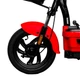Електровелосипед EVOBIKE Nova MINI AGM (48V/12Ah) 500W, з пасажирським сидінням, кошиком та дисплеєм, у червоному кольорі - зображення 5