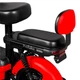 Електровелосипед EVOBIKE Nova MINI AGM (48V/12Ah) 500W, з пасажирським сидінням, кошиком та дисплеєм, у червоному кольорі - зображення 8