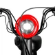 Електровелосипед EVOBIKE Nova MINI AGM (48V/12Ah) 500W, з пасажирським сидінням, кошиком та дисплеєм, у червоному кольорі - зображення 15