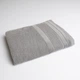 Комплект махровых полотенец с велюровым бордюром 2шт GM Textile 50х90см, 70х140см 500г/м2 (Серый) - изображение 7