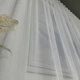 Турецький тюль батист белый 500х270, тесьма - изображение 6